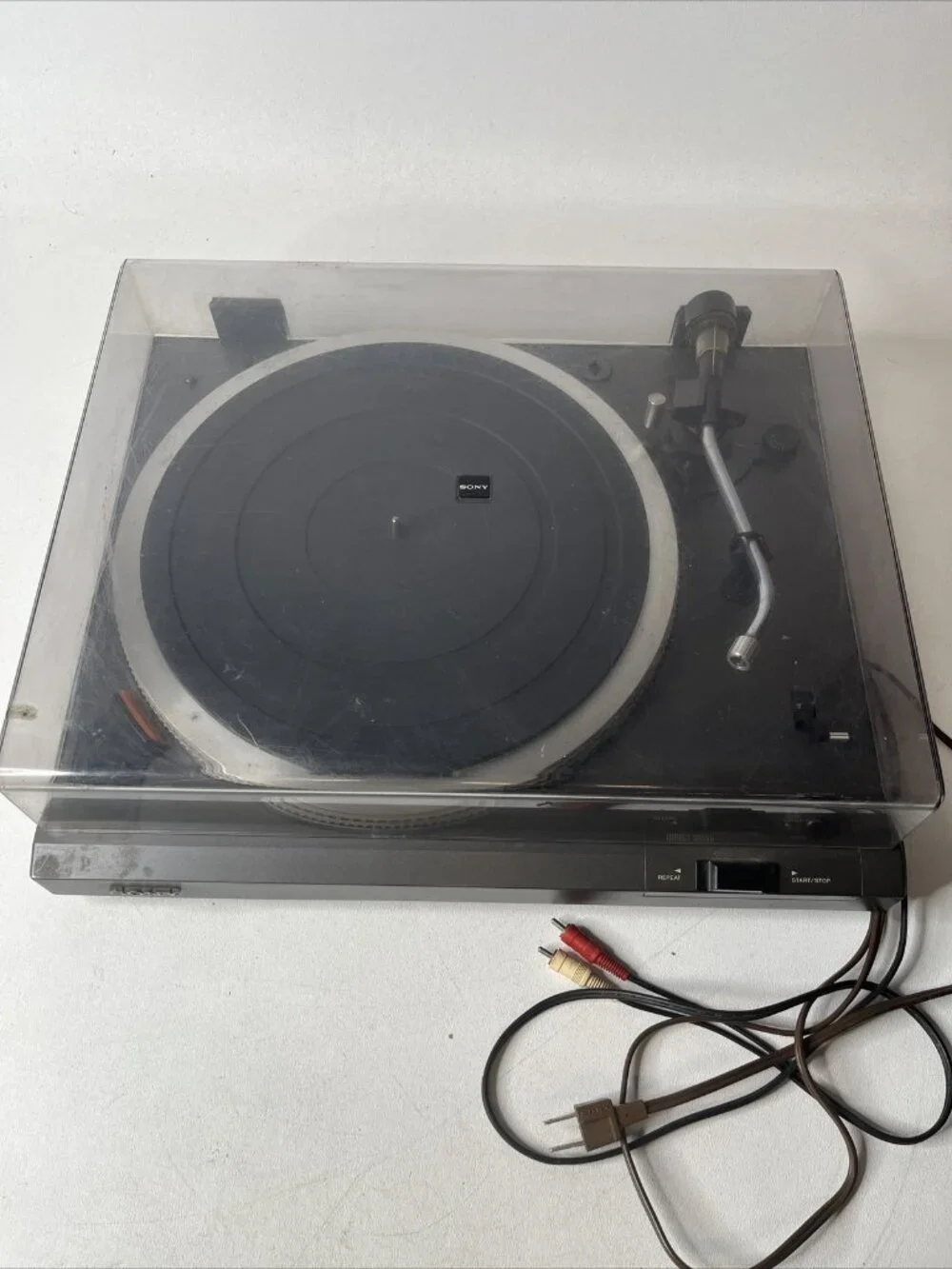 Vintage Sony PS-T3 Direct Drive Turntable- Working- needs Needle Headshell